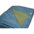 UNIVERS DU PRO - Bâche plastique 6 x 10 m Bleue et Verte Etanche polyéthylène 150g/m² - vignette
