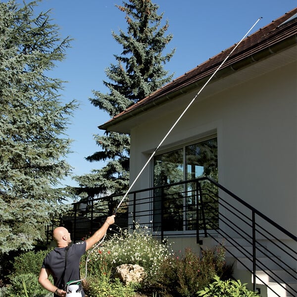 RIBIMEX - Lance télescopique aluminium pour pulvérisateur Longueur 2500-4290 mm - large