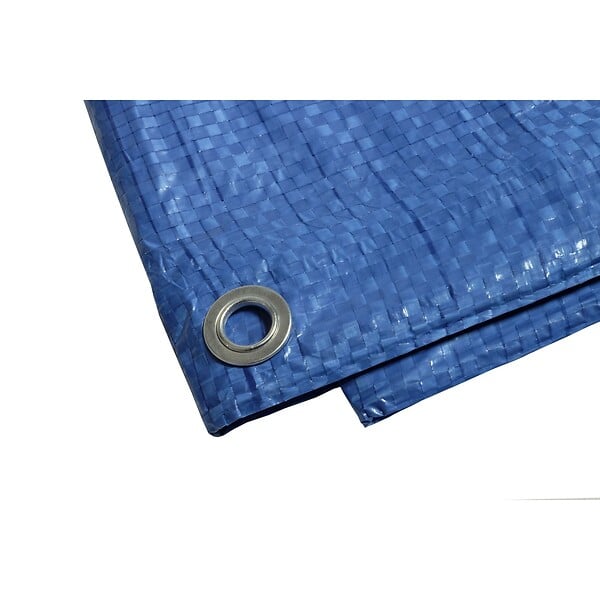 TECPLAST - Bâche de jardin 4 x 5 m  Bleue polyéthylène 80g/m² - large