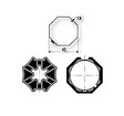 SOMFY - Adaptations moteur Somfy - Axe Imbac Ø40mm 9500398 - pour Moteur Ø40mm - vignette