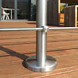 KORDO - Garde-corps inox main courante bois gris pose à plat, Inoca KORDO - vignette