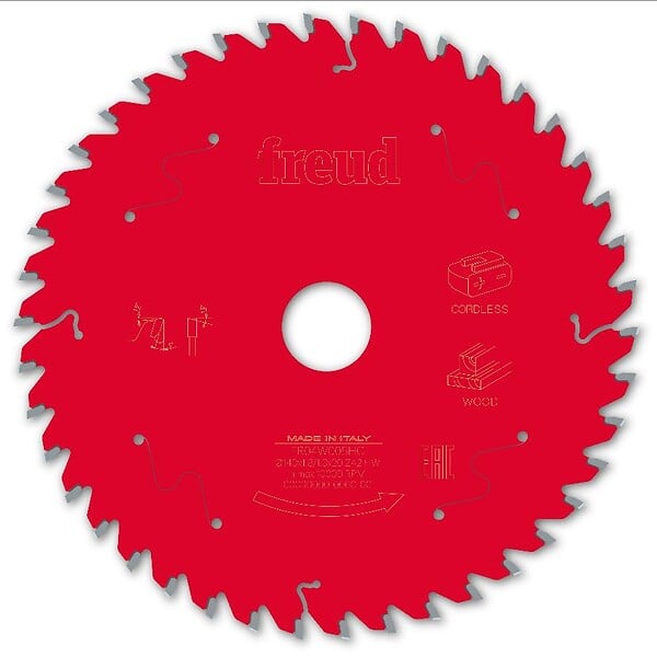 FREUD - Lame pour scie circulaire portative sans fil FREUD - Ø140 1,8/1,3 AL20 Z42 BA 5° - F03FS10046 -FR04W005HC - large