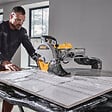 DEWALT - Scie à matériaux grande capacité 1600W 250 mm  D36000-QS DEWALT - vignette