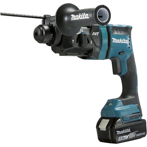 MAKITA - Perfo-burineur SDS+ Brushless 2x5Ah 18V LXT ® MAKITA DHR182RTJ en MAKPAC - large