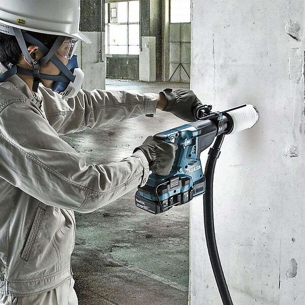 MAKITA - Perfo-burineur MAKITA DHR283ZJU SDS-Plus 36V (2x18V) Li-Ion 28mm ((vendu sans batterie) avec Coffret MakPac) - large