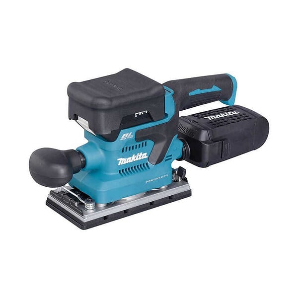 MAKITA - Ponceuse vibrante 18V 93x185 mm Bluetooth AWS -  - avec 2 batterie 18V 5.0Ah - chargeur- MakPac - DBO381RTJU - large