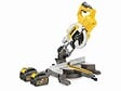 DEWALT - Scie à onglets  - FLEXVOLT - 54 V XR 2 Batteries 6.0Ah, chargeur - DCS777T2 - vignette