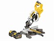 DEWALT - Scie à onglets  - FLEXVOLT - 54 V XR 2 Batteries 6.0Ah, chargeur - DCS777T2 - vignette