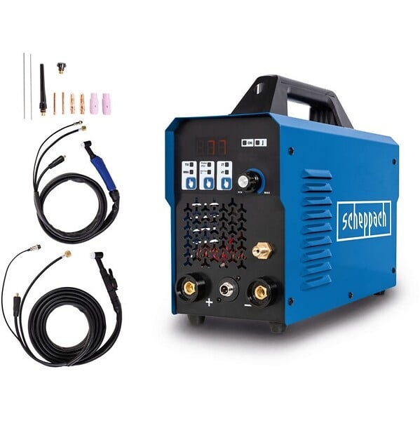 SCHEPPACH - Poste à souder digital WIG1000Multi - Multi procédés TIG MMA - 15/160A - AMPS 230V Masque, Eletrodes et Buses incluses - SCHEPPACH - 5906611901 - large