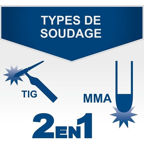 SCHEPPACH - Poste à souder digital WIG1000Multi - Multi procédés TIG MMA - 15/160A - AMPS 230V Masque, Eletrodes et Buses incluses - SCHEPPACH - 5906611901 - large