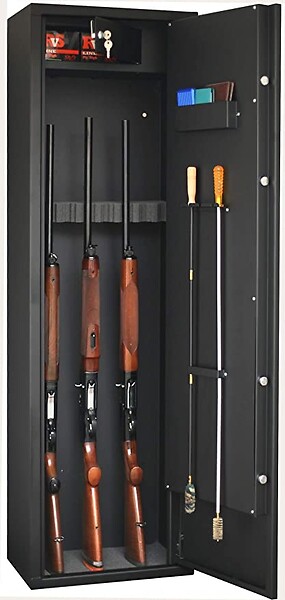 FORTIFY - Armoire 8 Fusils + Coffret Interne - Serrure À Clé - large