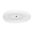 STANO - Baignoire îlot design ovale FLORIDA blanche 180 cm Brillant - vignette