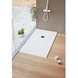 SANYCCES - Receveur de douche 70 x 140 cm extra plat LOGIC surface ardoisée rectangulaire blanc - vignette