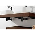 STANO - Plan suspendu pour vasque TOP noyer 60 x 46 cm - vignette