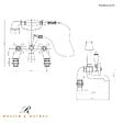 ROGIER & MOTHES - Robinet mélangeur baignoire rétro sur pieds VICTORIA - vignette