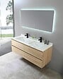 LUXURYBAIN - Robinet, mitigeur de lavabo pour salle de bain carré (Noir) - vignette