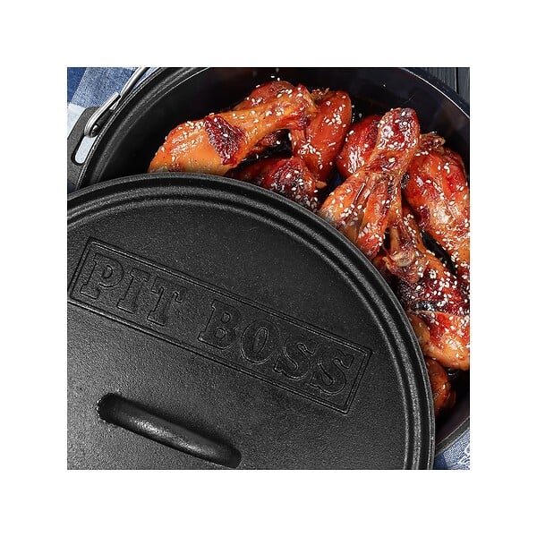 PIT BOSS - Set de 6 pièces Accessoires de Cuisson en Fonte Pré Assaisonné Pour Barbecue Camping Cuisine Extérieure PIT BOSS - large