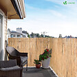 VOUNOT - Canisse en roseau renforcée Brise vue naturel avec attaches de fixation 100x300cm - vignette