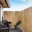 VOUNOT - Canisse en roseau naturel Brise vue avec attaches de fixation 140x300cm - vignette