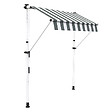 COTE STORE - Store à projection autoportant sans perçage 200 x 150 cm - Terrasse ou balcon - Blanc gris - vignette