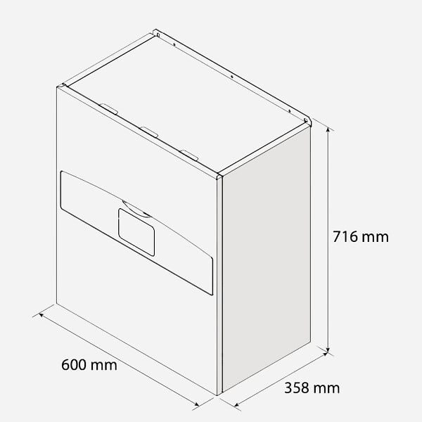 ARISTON - Pompe à chaleur Connecté Air / Eau monobloc Nimbus Plus M avec appoint électrique Ariston 8 kW Monophasé - large