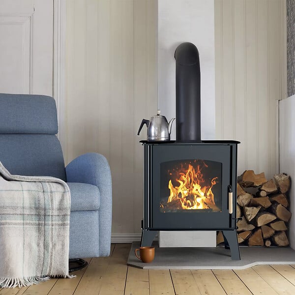 SANNOVER - Poêle à Bois Dita 11,8 kW Bûche 52 cm - large