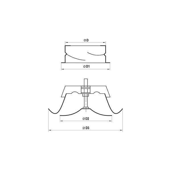 BLAUBERG - Bouche ventilation soufflage métal blanc à cône réglable VMBR BLAUBERG - Diamètre (mm): 100 - large