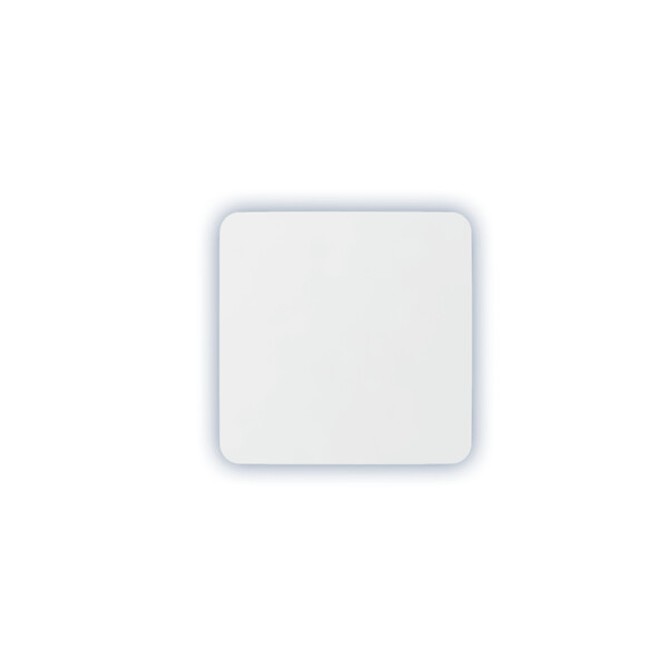ANJOS - Bouche VMC design carrée coloris blanc AUREA (sans manchette) - Diamètre (mm): 160 - large