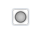 ANJOS - Bouche VMC design carrée coloris blanc AUREA (sans manchette) - Diamètre (mm): 160 - vignette