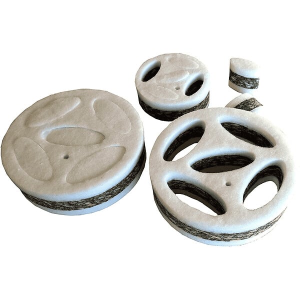 JEVEN - Module mousse acoustique pour calibration débit et réduction du bruit VMC - Diamètre (mm): 125 - large