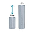 JONCOUX - Gaine semi-rigide aluminium compact FLEXOR 1.5 mètre - Diamètre (mm): 125 - vignette