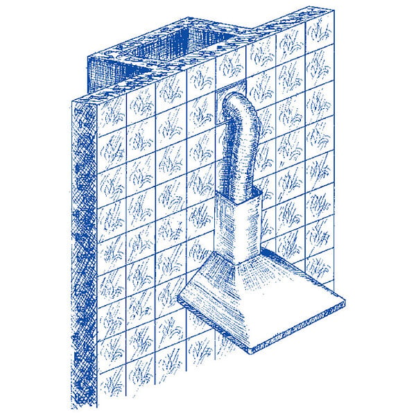 ACOMAT - Gaine flexible ventilation aluminium M0 FLEXALU 10 mètres - Diamètre (mm): 125 - large