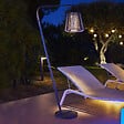 LUMISKY - Lampadaire solaire RAYGLOW en corde H176cm - vignette
