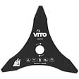 VITO - Lame de coupe pour Débroussailleuse 3 dents Diam 255mm Alesage 25.4 VITO - vignette