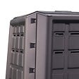 INTEC - Composteur de jardin 380L Anthracite Déchets verts Couvercle et trappe d'extraction INTEC - vignette