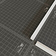 TECNOPROFILS - Cornière PVC - Longueur 1 m - Blanc - 5 x 5 cm - vignette