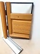 GD MENUISERIES - Porte Fenetre Bois 2 Vantaux H205 x L140 cm Côte Tableau (Poignée, Barillet ref 01245F924) - vignette