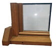 GD MENUISERIES - Fenetre Bois 2 Vantaux H165 x L110 cm Côte Tableau - vignette