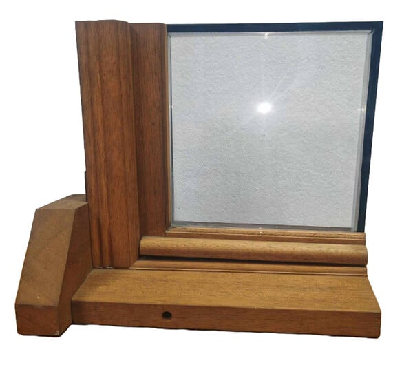 GD MENUISERIES - Fenetre Bois 2 Vantaux H125 x L120 cm Côte Tableau - large