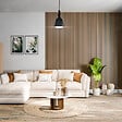 MON MARCHE DECO - Lot de 2 Panneaux Tasseaux Bois - Chêne Brun Feutre Noir - 3 m² - vignette