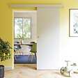 COULICOOL - Porte Coulissante Seule - Prépeinte Plane 73 cm - vignette