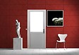 GD MENUISERIES - Bloc Porte Atelier BLANC sans meneau H204 x L83 cm Côte Tableau P.Gauche - vignette