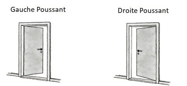 GD MENUISERIES - Bloc Porte Kenya Blanc Vitre H204 x L73 cm Côte Tableau P.Droit,Poignee - large