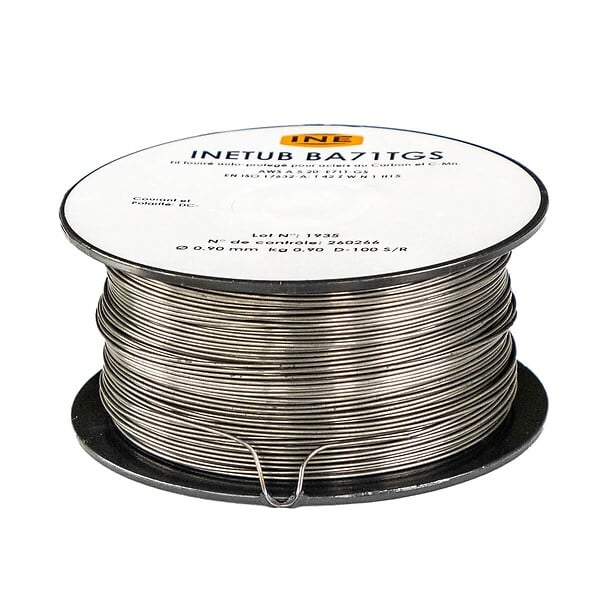 INE - Fil fourré 0.9mm 900 gr Soudage MIG-MAG Bobine 100mm INE - large