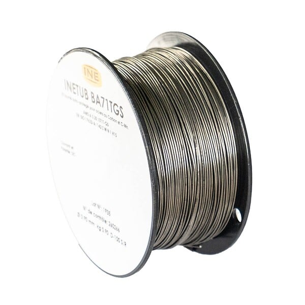 INE - Fil fourré 0.9mm 900 gr Soudage MIG-MAG Bobine 100mm INE - large
