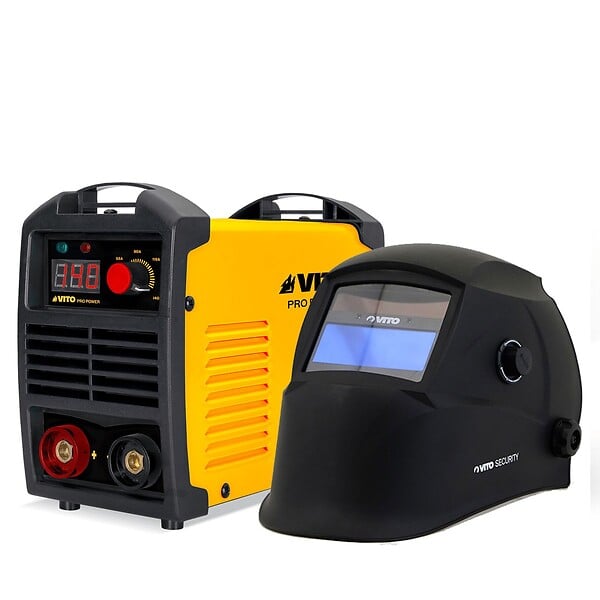 VITO - Poste a souder inverter MMA numerique VITO 140 + Cagoule LCD VITO - large