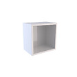 AURLANE - Etagère murale 30x30x20cm carrée blanche de rangement 1 emplacement - PERSONALYZ CUBE - vignette