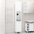 VIDAXL - vidaXL Armoire de salle de bain Blanc brillant Bois d'ingénierie - vignette