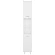 VIDAXL - vidaXL Armoire de salle de bain Blanc brillant Bois d'ingénierie - vignette