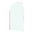 AURLANE - Paroi de Douche arrondie 120x200 cm - Profilé Or Doré Brossé - GOLDY CURVED - vignette